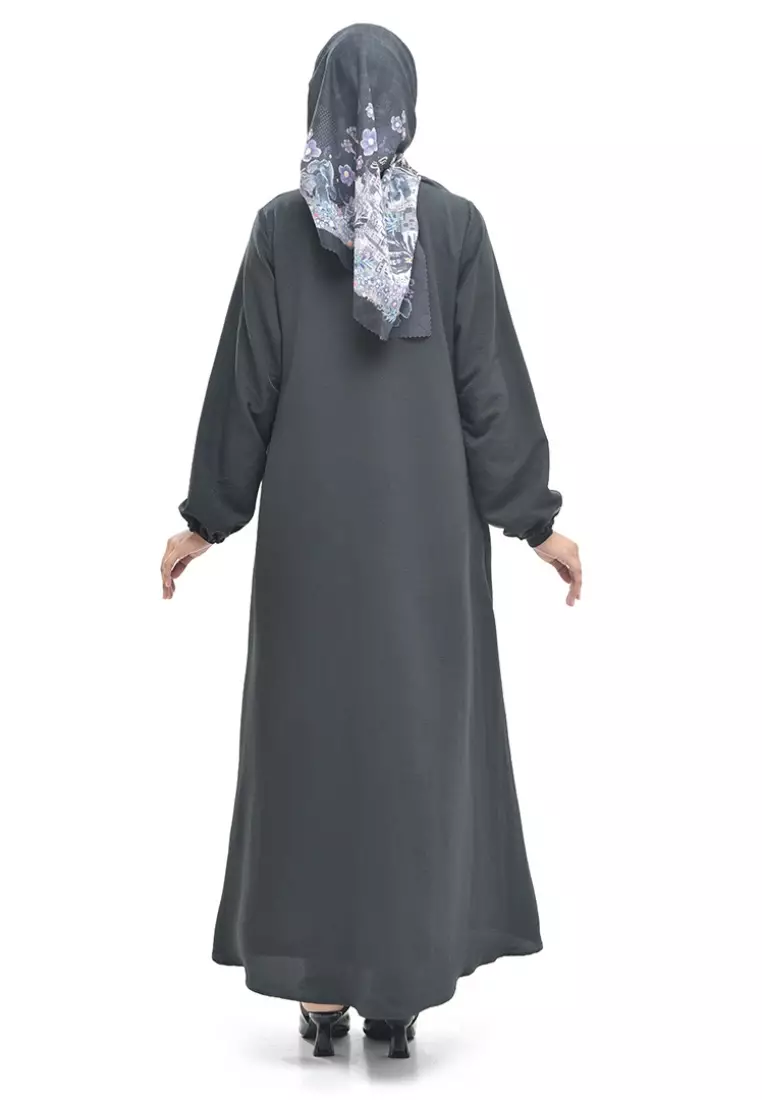 Rabbani - Gamis Muslim Dresslim Maganta - Black