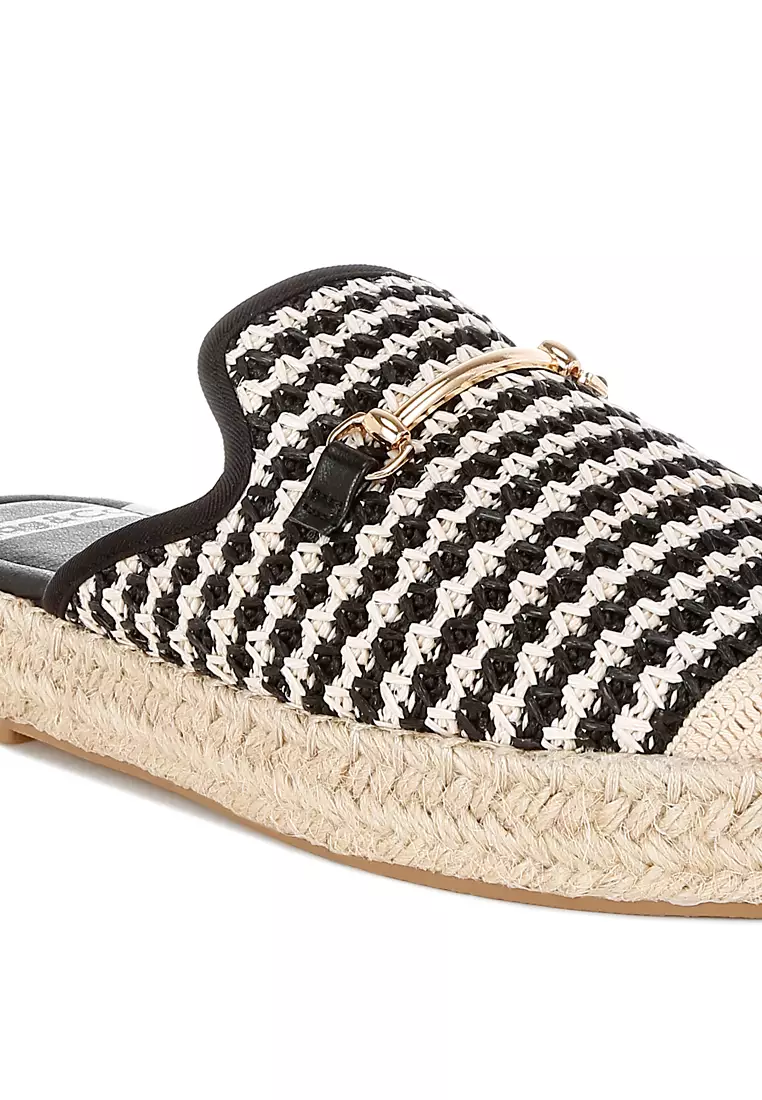Sandal Selop Rafia Warna Hitam