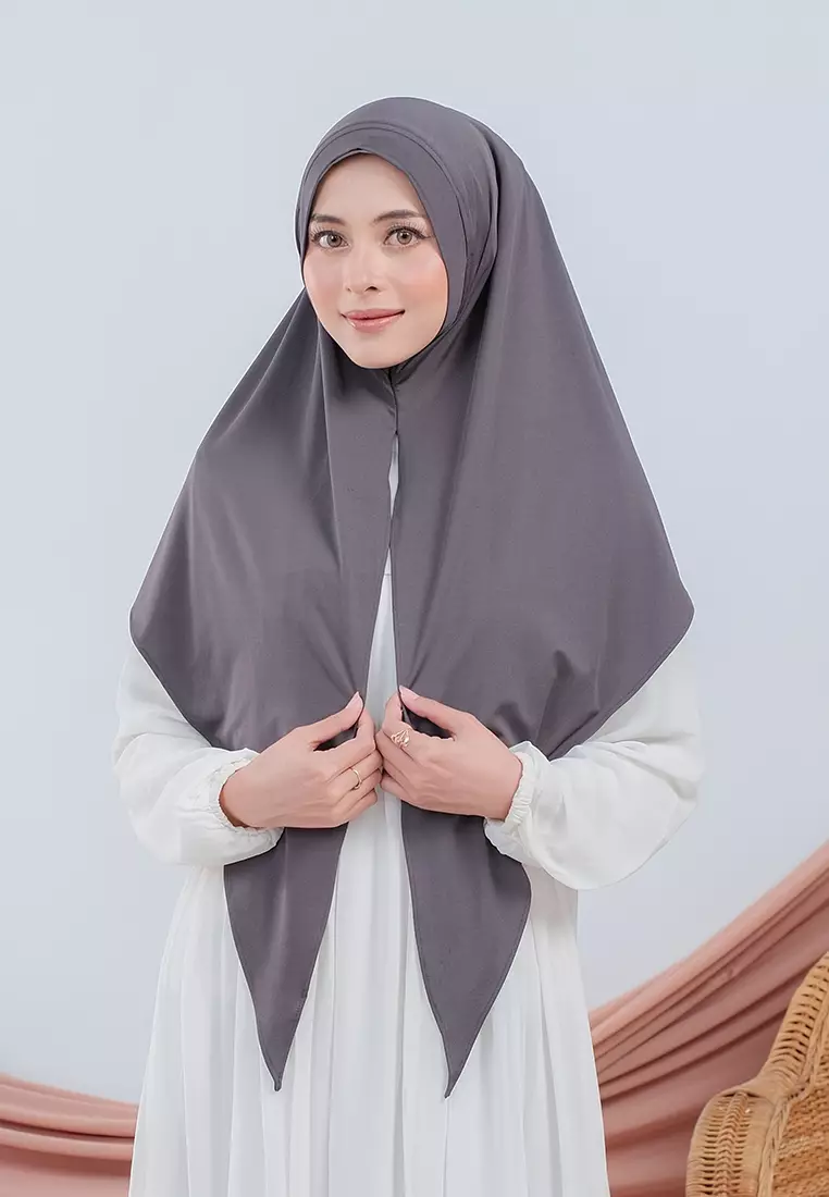 HIJAB INSTAN RANA - DARK GREY