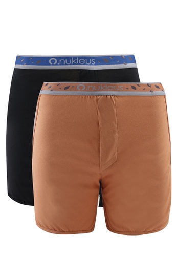 Nukleus black and brown Seed of Greatness Men Boxers C6528USFDC0FD3GS_1