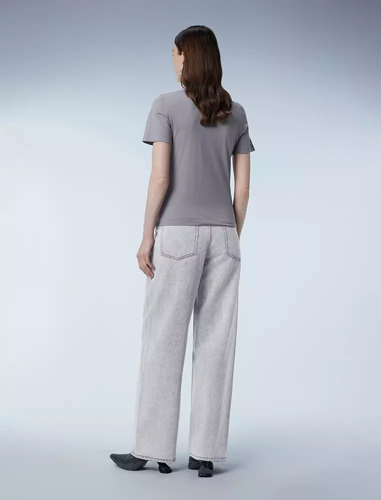 简约圆领短袖T恤