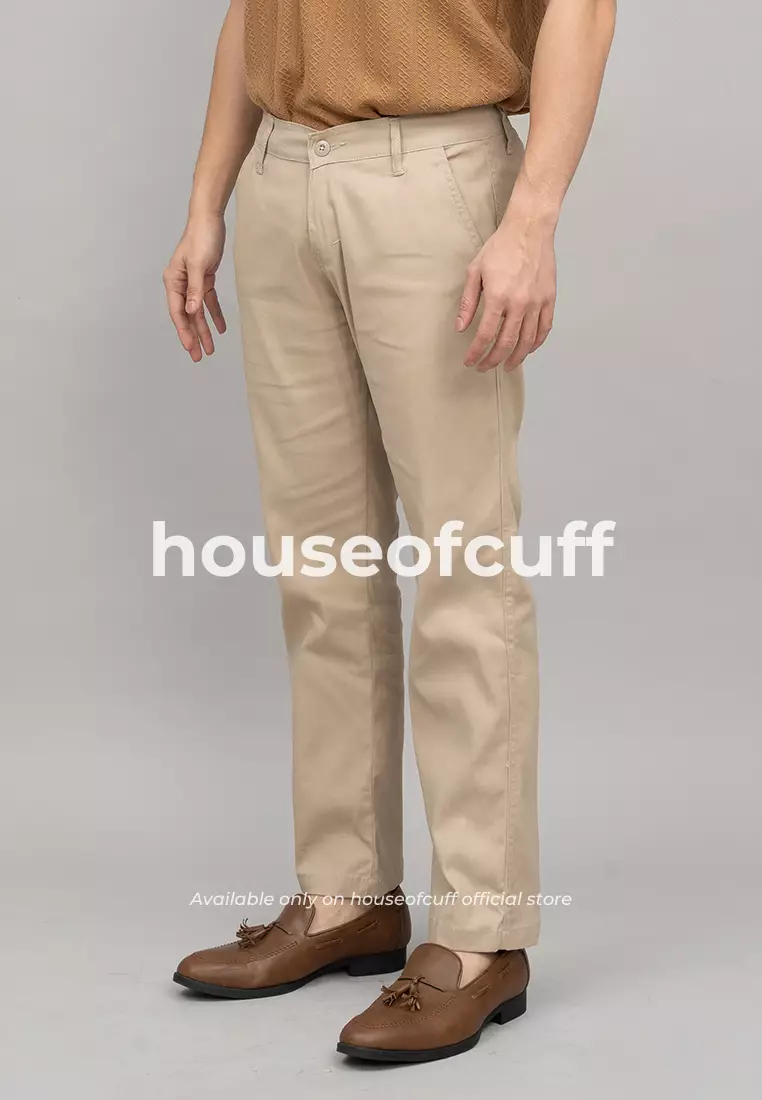 Houseofcuff Celana Panjang Chino Loose Fit Krem