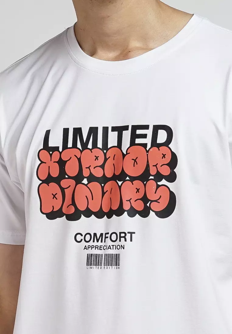 XTRAORDINARY T-Shirt Cotton Spandex Pria 48090