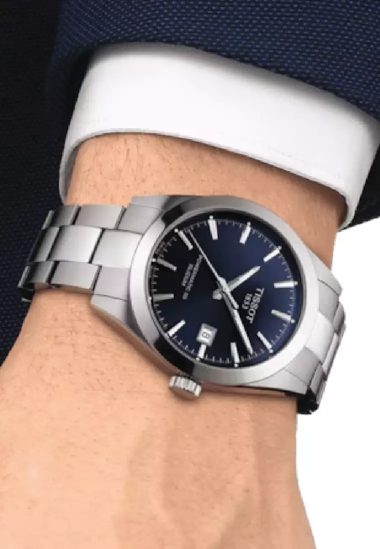 Buy Tissot Tissot Gentleman Powermatic 80 Silicium Men's Watch -  T1274071104100 Online | ZALORA Malaysia