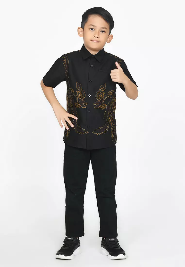 My Aksa Batik Anak Kemeja Pendek Arthur Arisha
