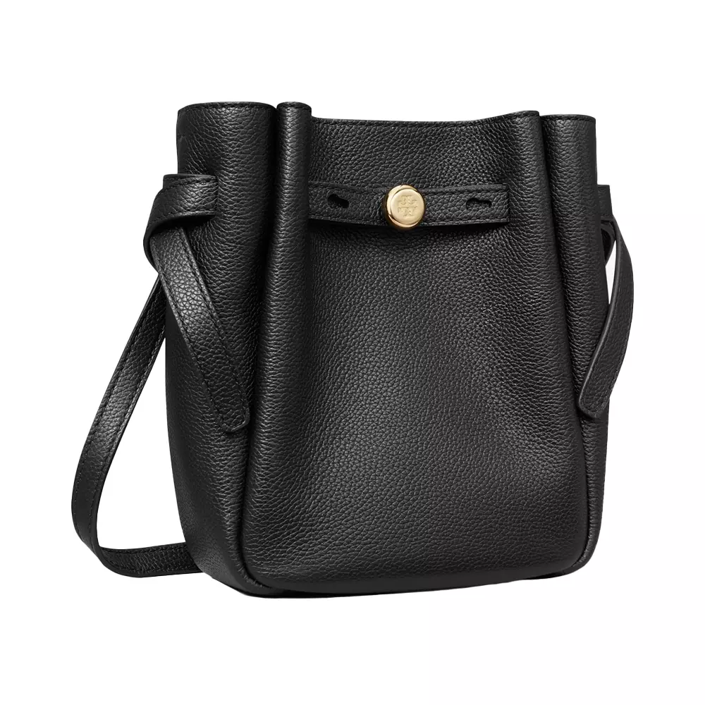 Small Romy Crossbody Bag Grained Black