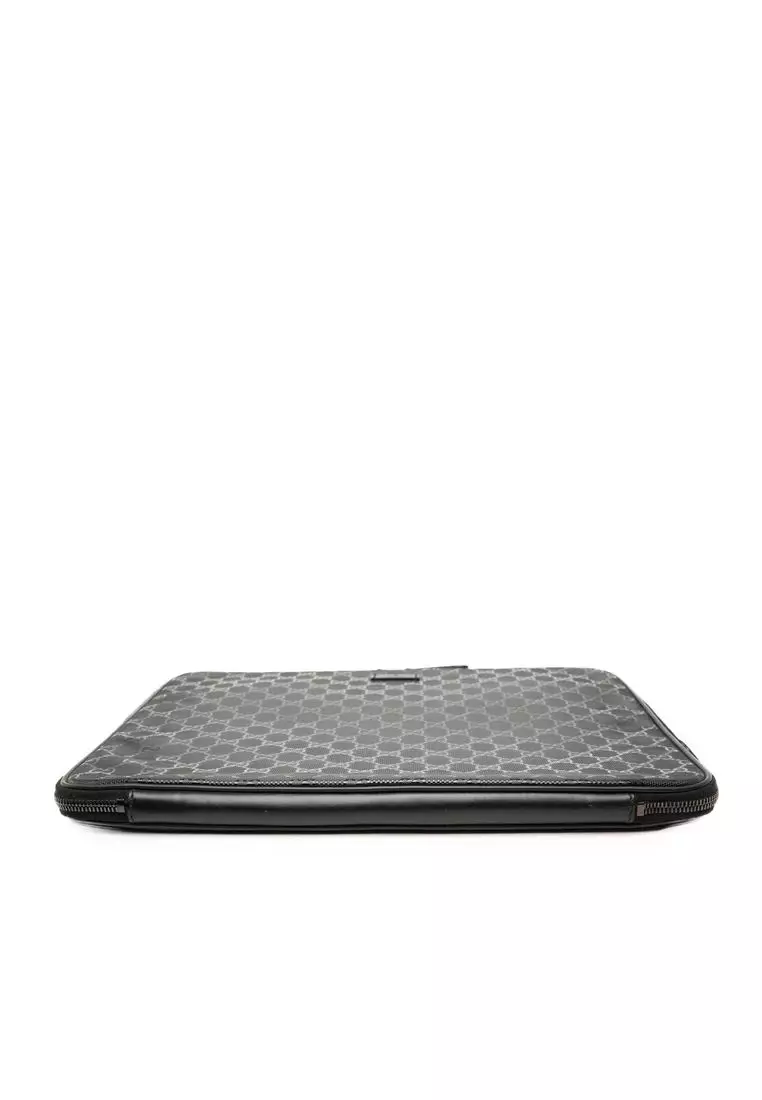 Pre-Loved Gucci Gg Imprime Laptop Case