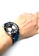 EGLANTINE black and blue and silver EGLANTINE® Terrenz Unisex Steel Quartz Watch Black Dial on Dark Blue Leather Strap 7CCB1ACD4149C7GS_7