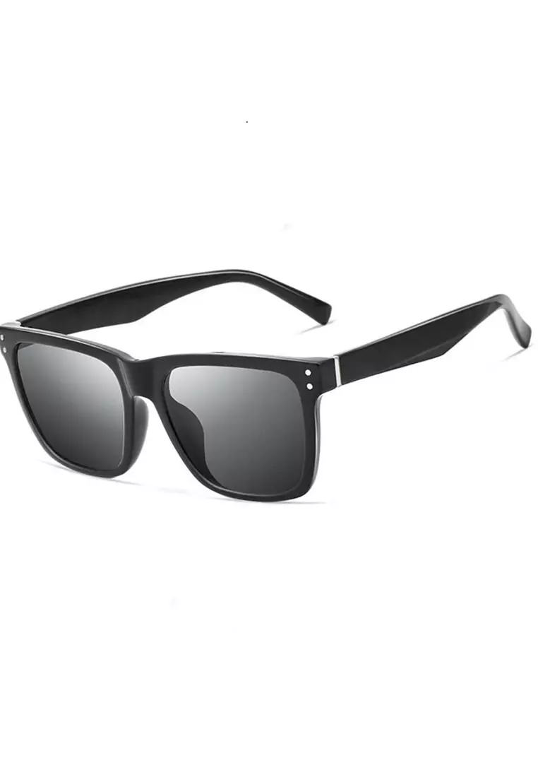 Mackenzie Kacamata Classic UV Unisex Polarized Sunglasses Material Polycarbonate ORIGINAL - Black Grey