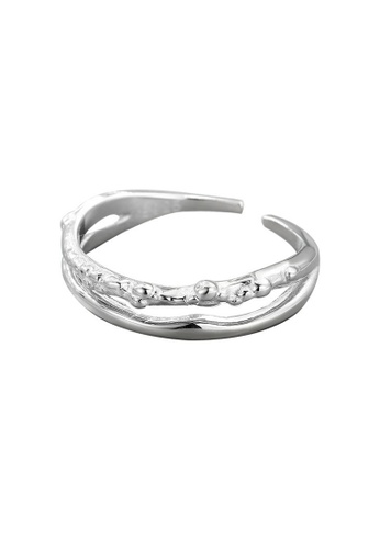 LYCKA silver LDR3244 Double Layers Ring 40C91AC31B1255GS_1