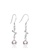 A.Excellence silver Premium Japan Akoya Sea Pearl  6.75-7.5mm Leaf Earrings 63367AC3447666GS_1