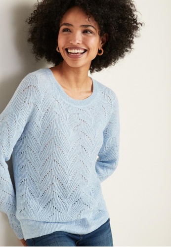 Shop Old Navy Crew Neck Pointelle Sweater For Women Online On Zalora Philippines