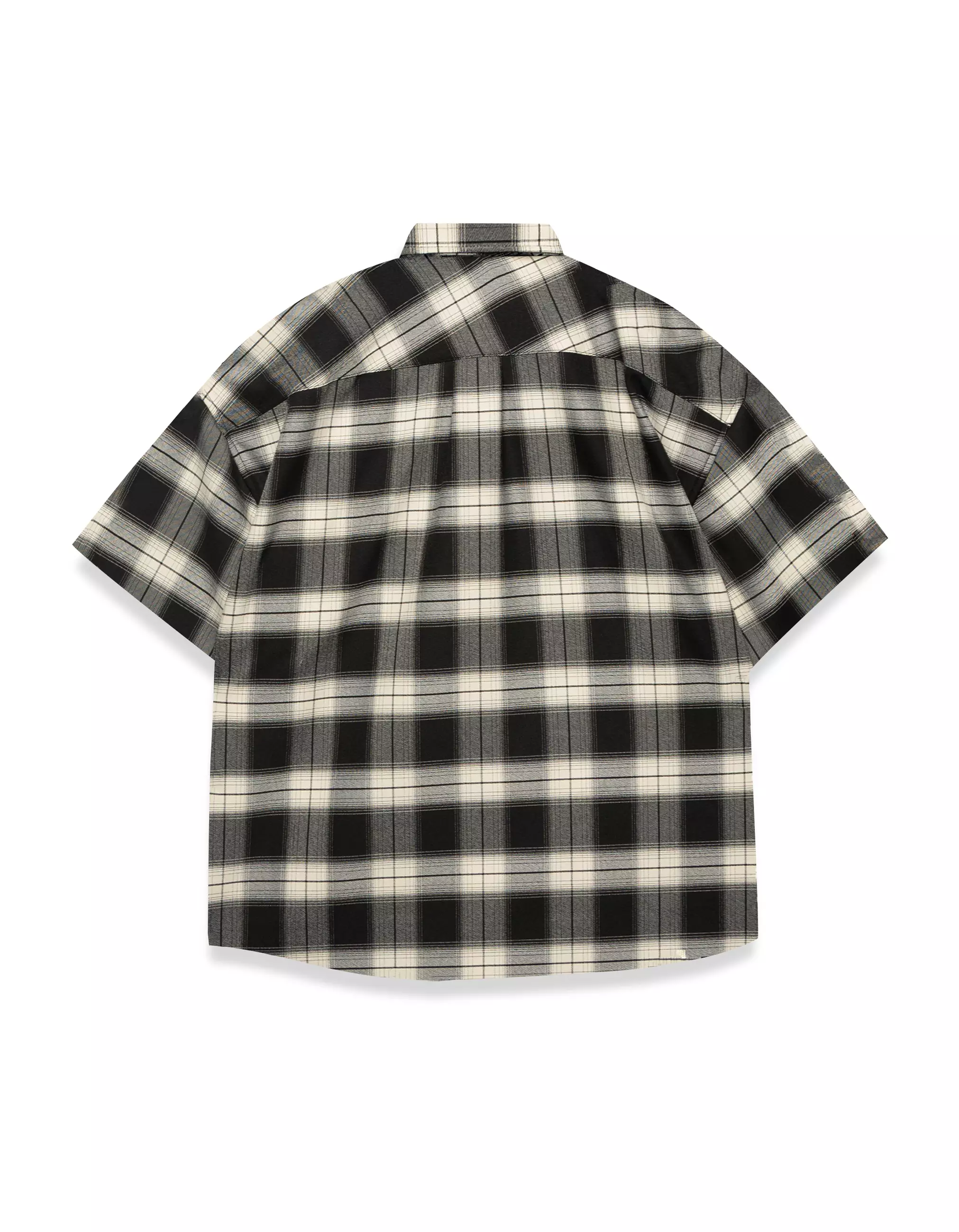 Gloaming Kemeja Flanel Boxy Oversize Pendek Rivaro Cotton Flanel Pria