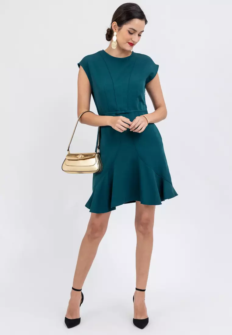 DOMINA Frill Hem Dress