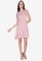 ZALORA WORK pink Asymmetric Hem Mini Dress 1385DAA455989AGS_4