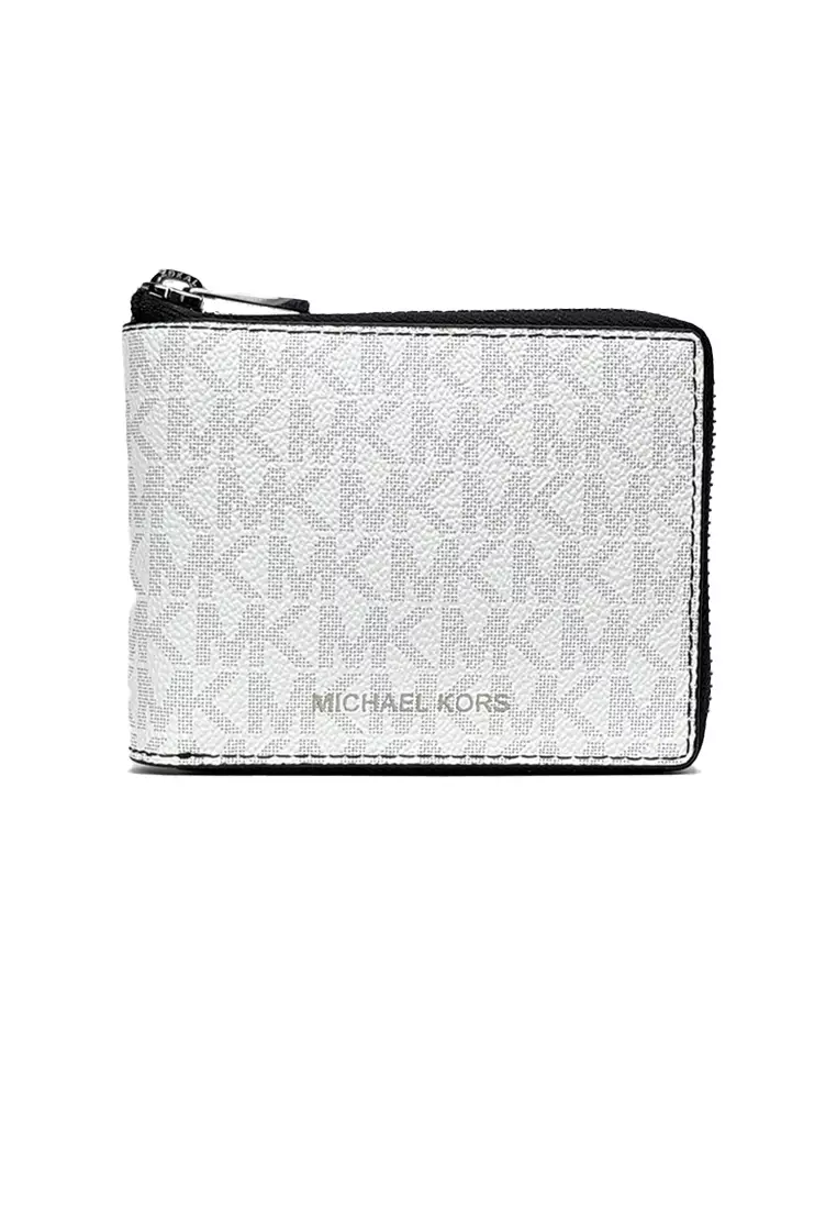  Michael Kors Men's Leather Cooper Billfold Wallet with  Passcase, Card Slot (Admiral Blue) : Clothing, Shoes & Jewelry