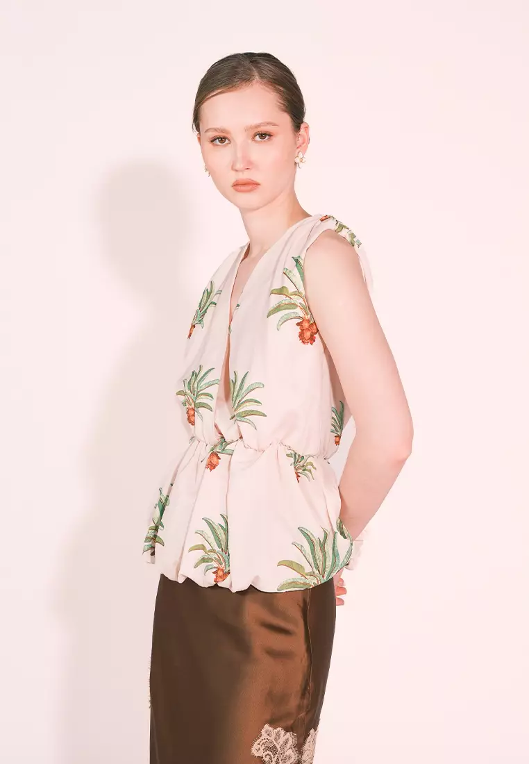 Casablanca Sleeveless Top