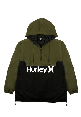 Hurley green Hurley Windbreaker Jacket 54937AA30BCCB3GS_1