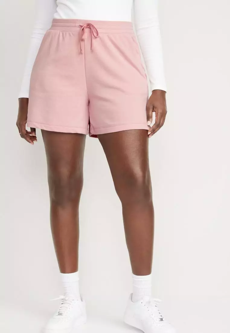 Extra High-Waisted French-Terry Sweat Shorts