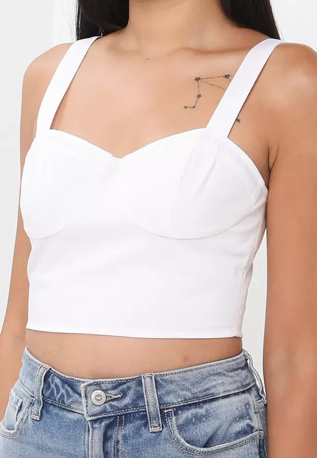 Hollister cut off top crop hoodie