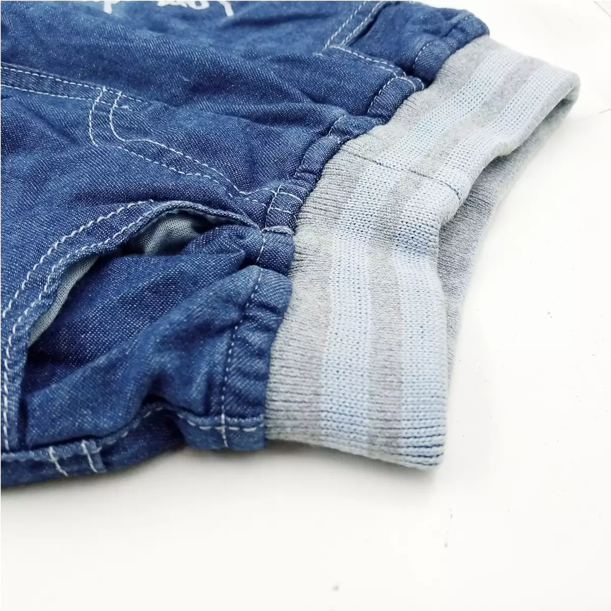 Wakakids Celana Jeans Panjang Anak Laki Laki Usia 6 Bulan Hingga 10 Tahun Skinny Karet Rib Salur Motif I'm Ready To Play 039 Vench