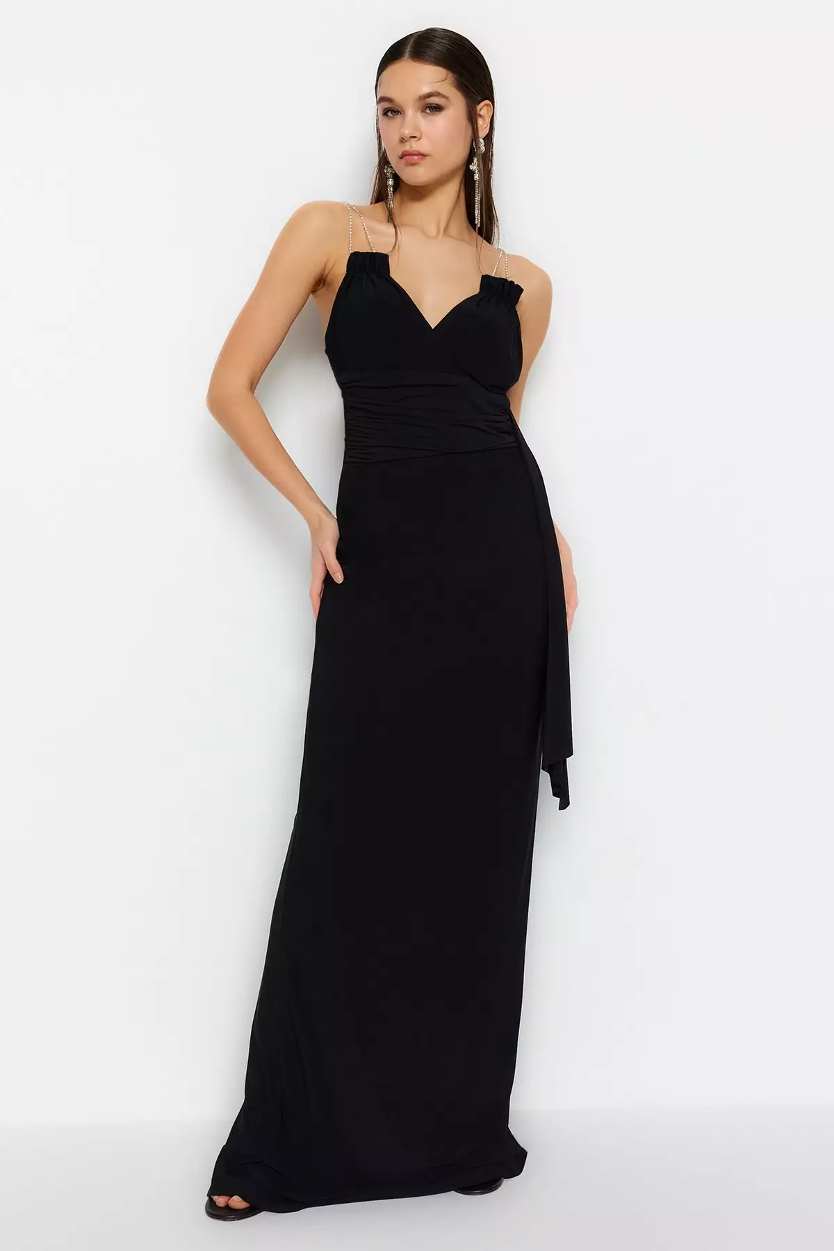 Buy Trendyol Sleeveless Evening Dress 2025 Online ZALORA