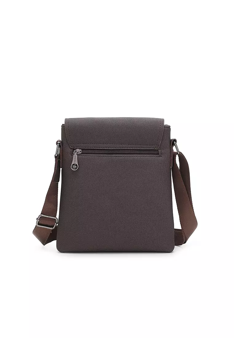 Men's Sling Bag / Crossbody Bag (Tas Selempang Pria) - Cokelat