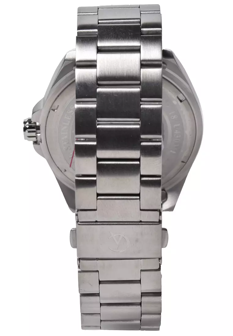 Alexandre Christie - Jam Tangan Pria - Silver White - Stainless Steel - 6518 MEBTBSL