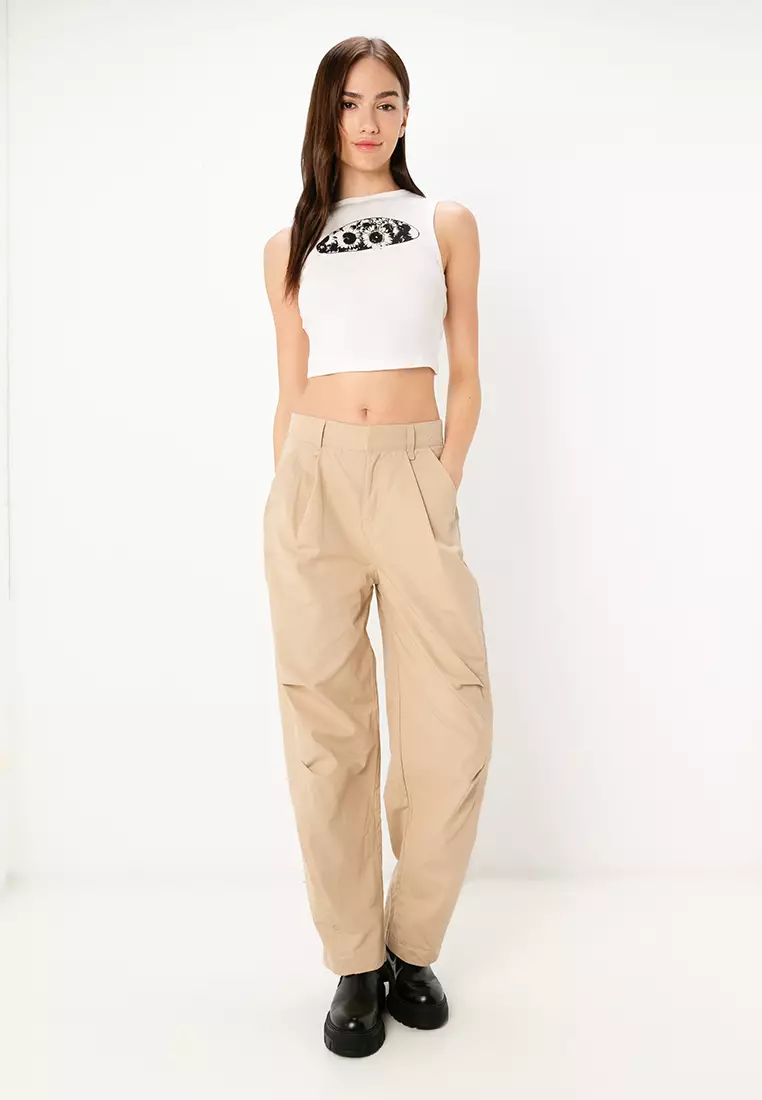 Bershka Baggy Balloon Cotton Pants 2025 Buy Bershka Online