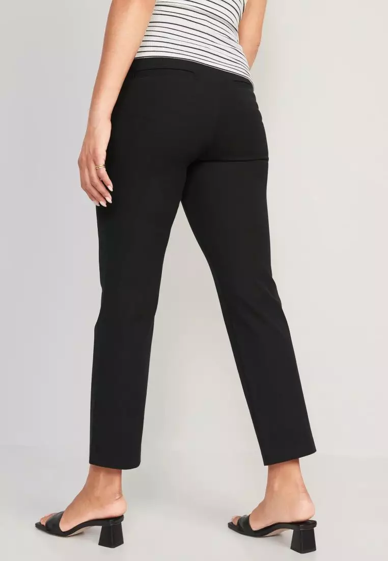 Buy Old Navy Maternity Full Panel Pixie Straight Ankle Pants 2024
