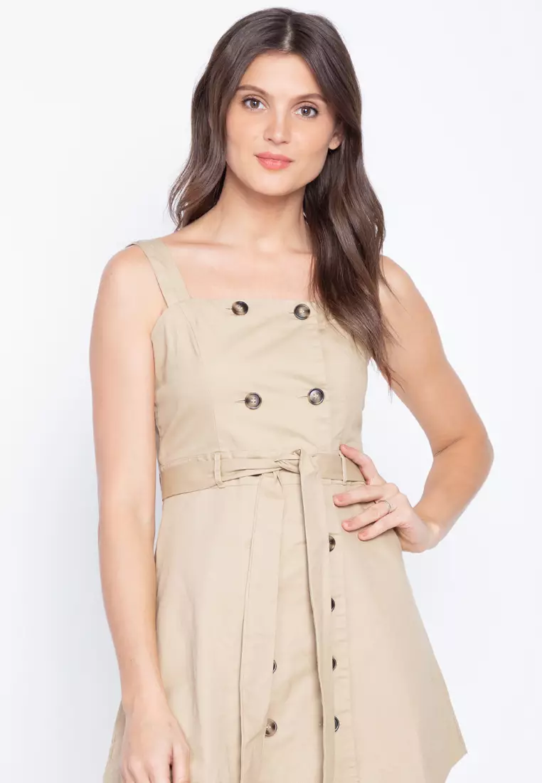 Button up 2024 summer dress