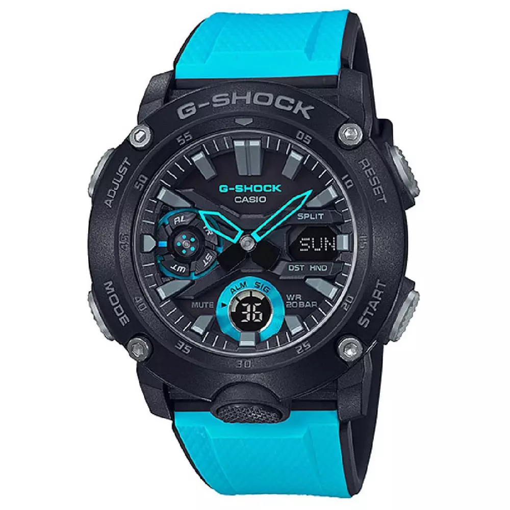 Casio G-Shock Super Illuminator Original GA-2000-1A2DR Jam Tangan Pria Waterproof