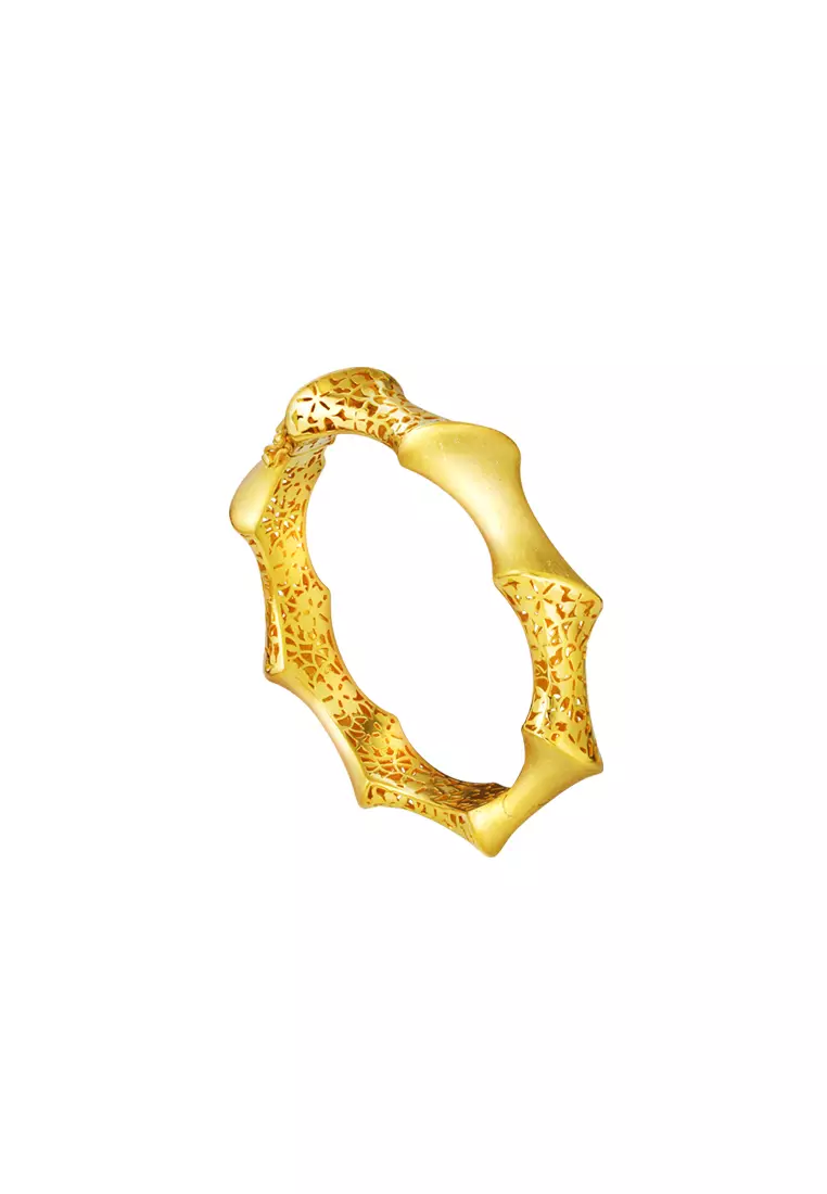 TOMEI Sri Puteri Collection Bangle, Yellow Gold 916