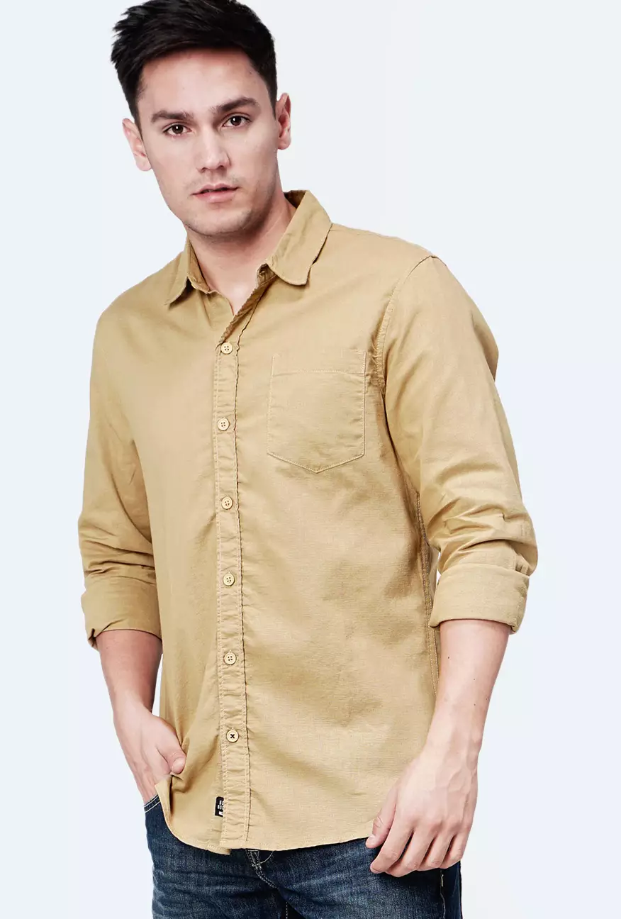 Kemeja Pria Ottoman Khaki