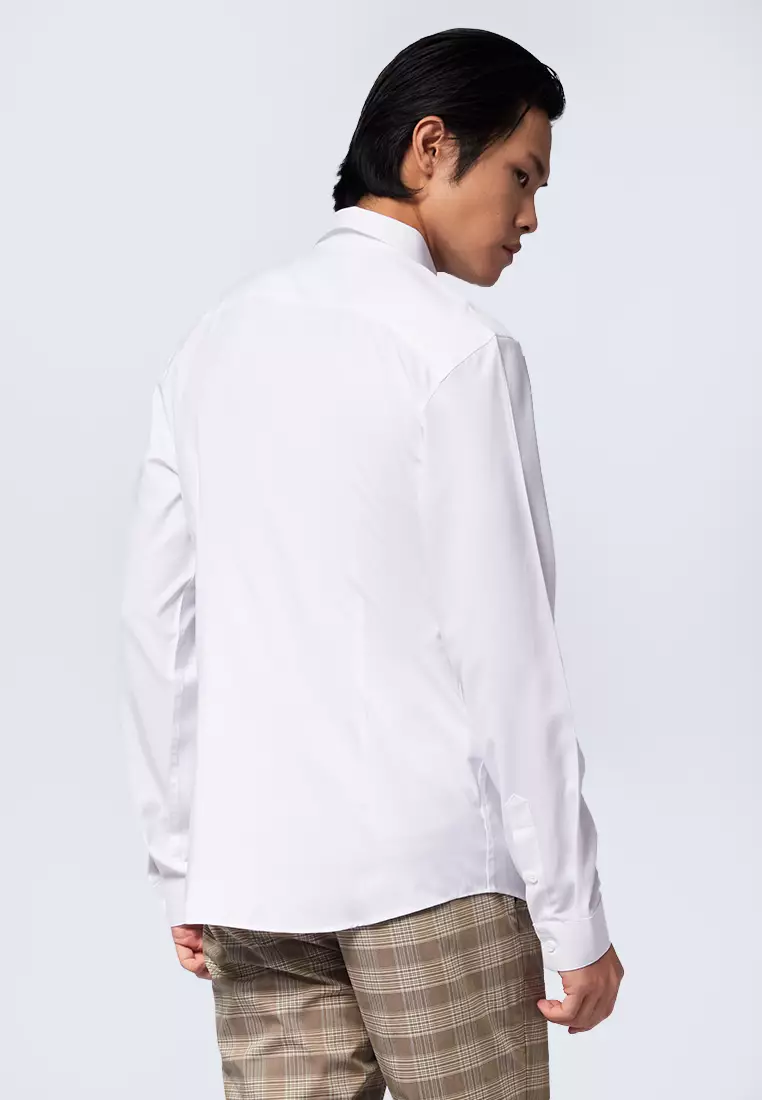 Slim Fit Long Sleeve Formal Shirt