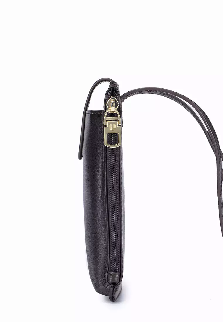 ULA ULA Vertical Large Leather Phone Case (RFID Zipper Pocket)