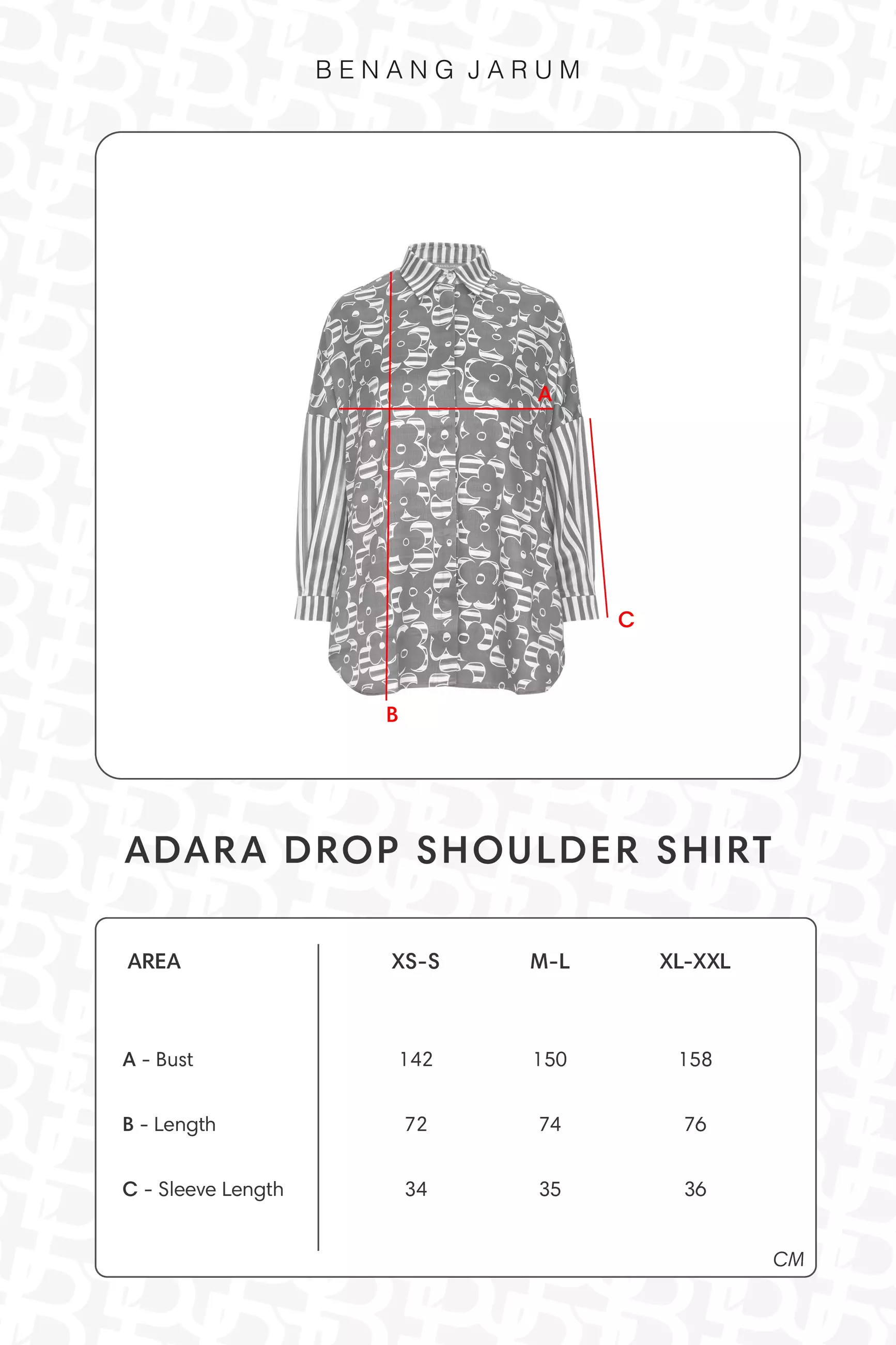 Benang Jarum - Adara Drop Shoulder Shirt - Eden