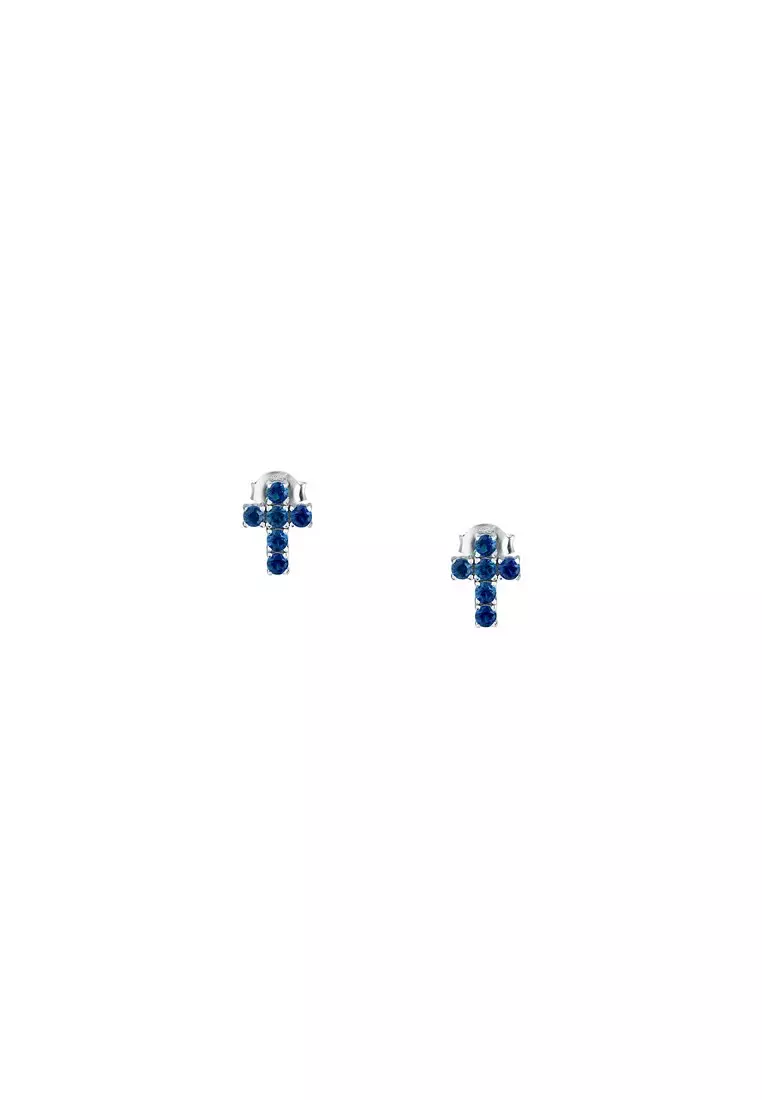 MORELLATO TESORI Blue Cross EARRINGS SAIW219