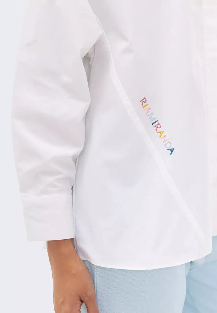 Ria Miranda Broken White Ginnie Top