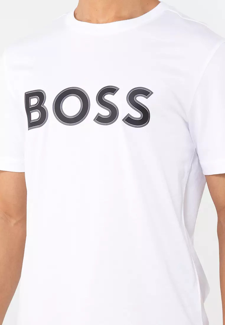Buy BOSS Logo T-Shirt - BOSS Green Online | ZALORA Malaysia