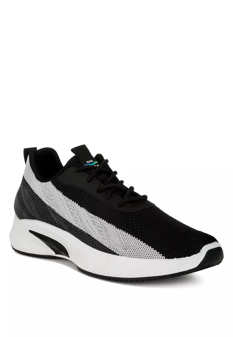 Sepatu Kets Pria Chunky Dual Tone Warna Hitam