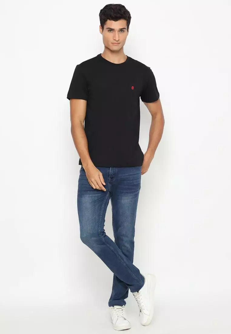 MATSUDA Kaos Polos Pocket T Shirt Cotton Nikko