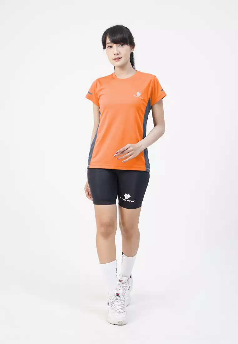 Tiento Kaos Olahraga Lari Baju Running Gym Dry Fit Extra Lite Wanita Phoenix