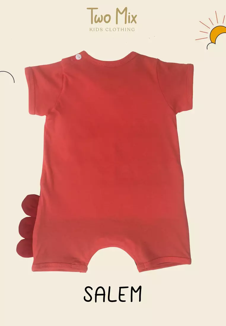 Two Mix Jumper Bayi Unisex Kaos Katun Print Jerapah - Hansop Baju Bayi Lucu 0-2 Tahun 4304