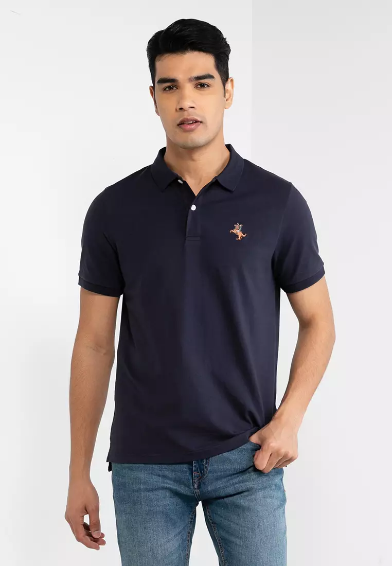 Buy GIORDANO Men's Antimicrobial Embroidery Polo 01011251 Online ...