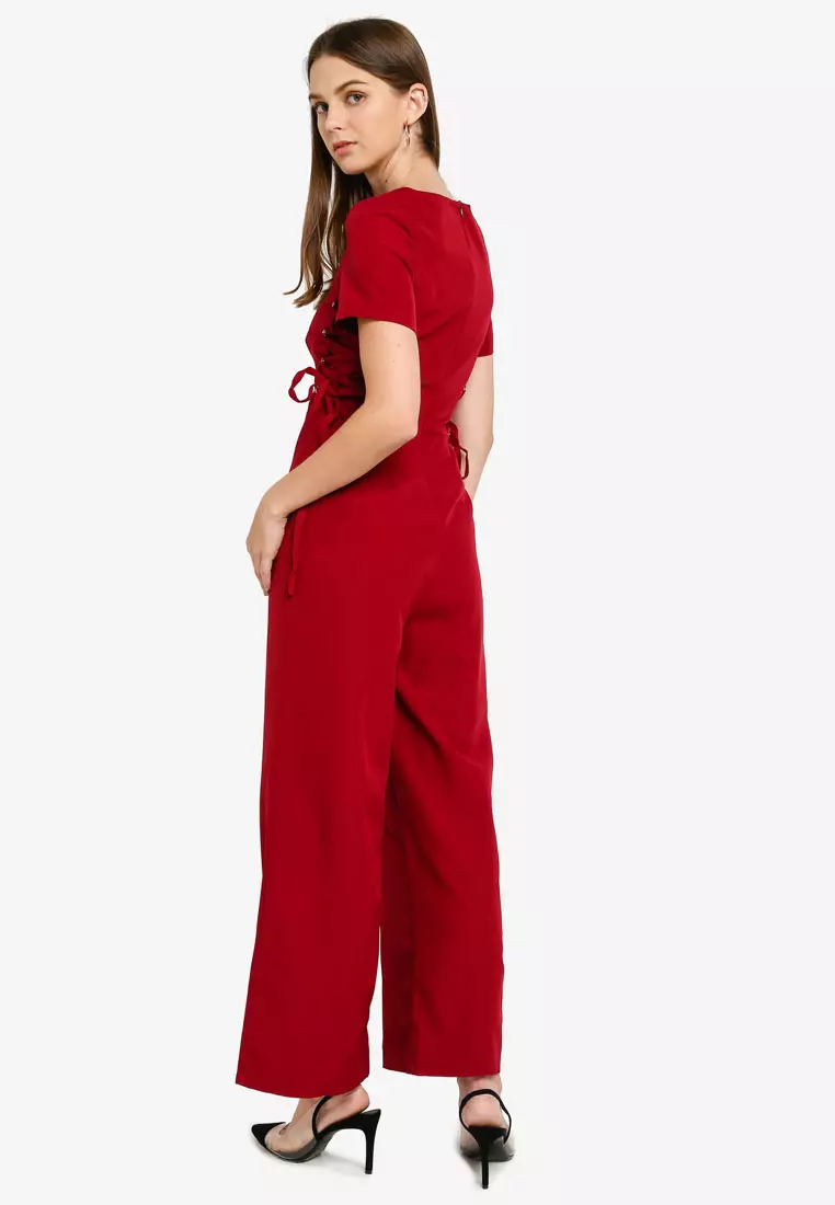 Calvin klein red pantsuit store