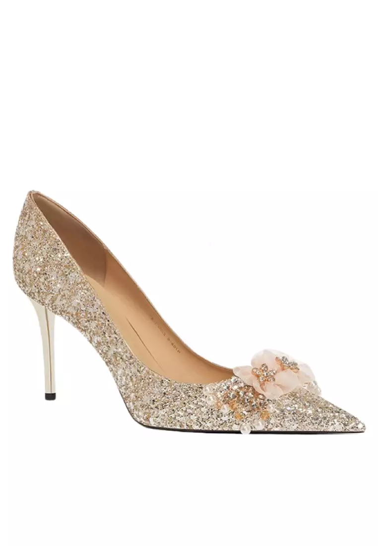 Discount on Twenty Eight Shoes  shoes - SKU: 8CM Rhinestone Buckle Pointed Wedding Heels PX708-A11-1
