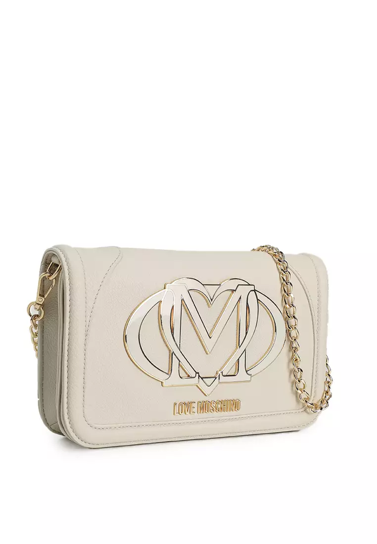 Maxi Logo Chain Crossbody Bag (nt)