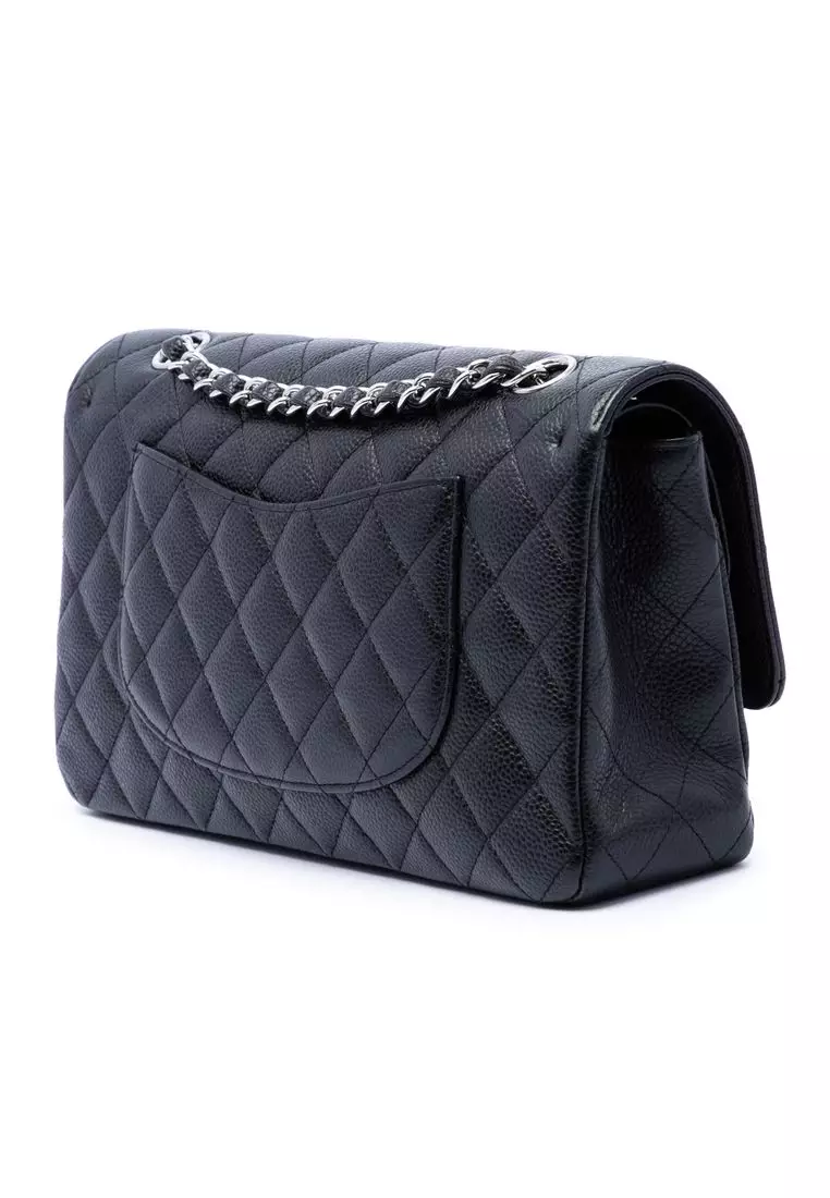 Pre-Loved Chanel Medium Classic Caviar Double Flap