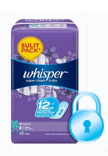 Buy Whisper Whisper Super Clean Dry Regular Flow Non Wings s 21 Online Zalora Philippines